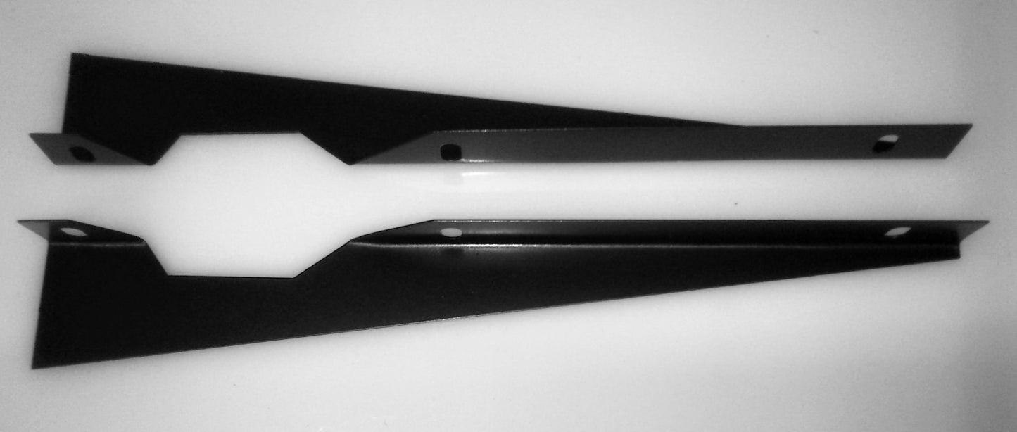 JAGUAR XK120 RADIATOR CLOSING PANELS PAIR BD4630 BD4631