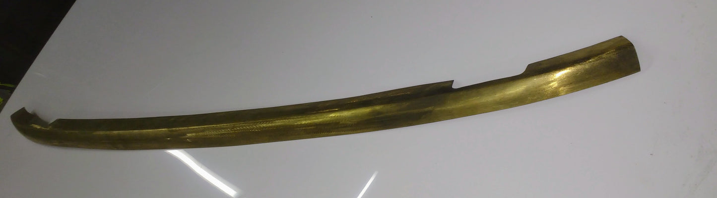 JAGUAR XK150 OTS / ROADSTER FINISHER FOR TOP OF WINDSCREEN IN BRASS BD14018